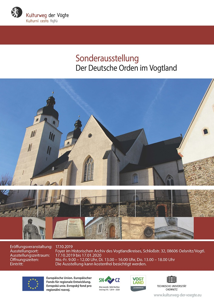 Plakat "Der Deutsche Orden im Vogtland"